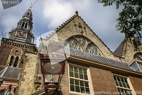 Image of View of Oude Kerk (Old Church), Amsterdam, Netherlands