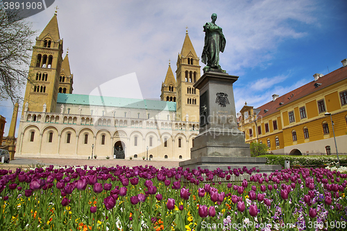 Image of Statue of Ignac Szepesy and Basilica of St. Peter & St. Paul, Pe
