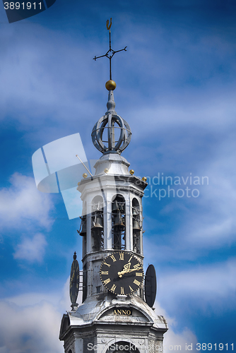 Image of The Munttoren on Muntplein square in Amsterdam, The Netherlands