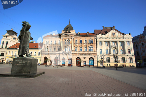 Image of NOVI SAD, SERBIA - APRIL 03: View of Liberty Square (Trg Slobode