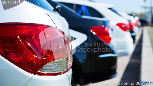 Image of Back light of automobile