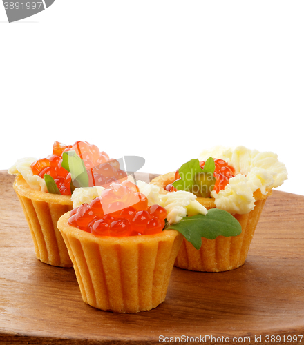 Image of Red Caviar in Tartlets