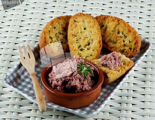 Image of Pate with Crispy Bread