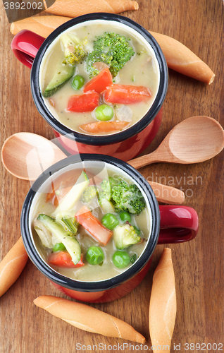 Image of Vegetables Creamy Soup