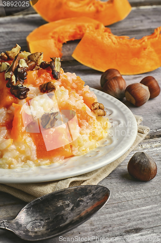 Image of porridge made of pumpkin