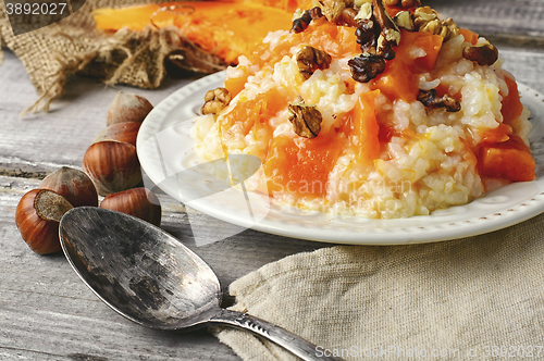 Image of porridge made of pumpkin