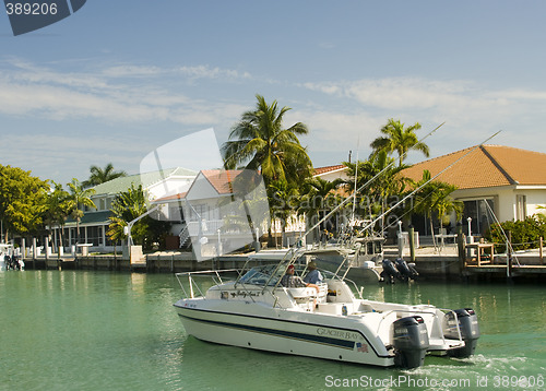 Image of canal florida keys editorial