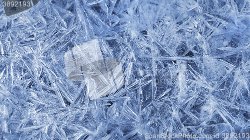 Image of Texture of natural ice pattern