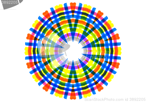 Image of Abstract bright color shape