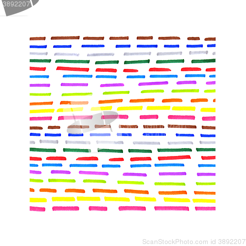 Image of Colorful dotted line pattern 