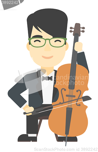 Image of Man playing cello.