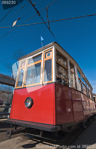 Image of blockade trams parade