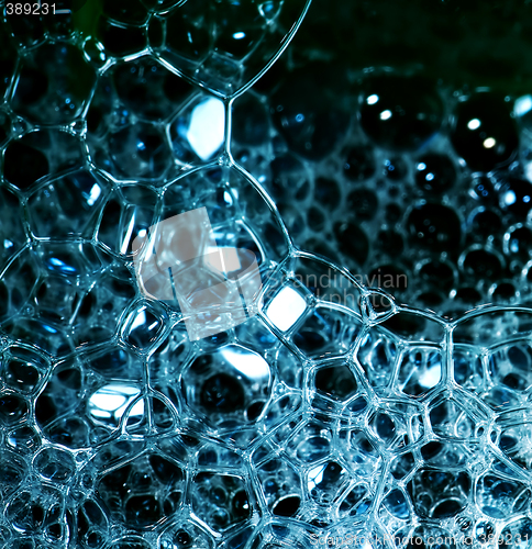 Image of blue structure