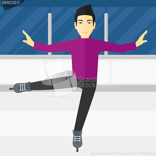 Image of Male figure skater.