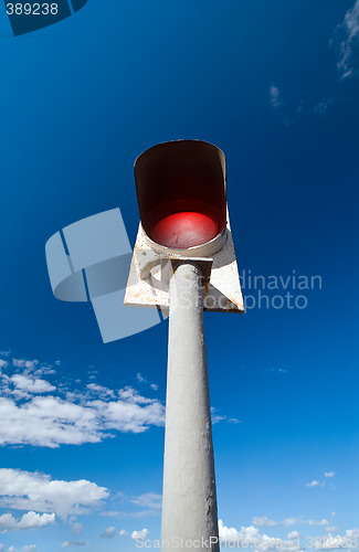 Image of bridge signal post