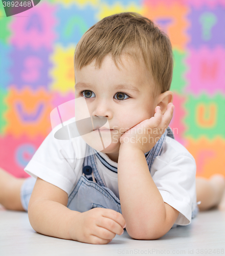 Image of Portrait of a little boy