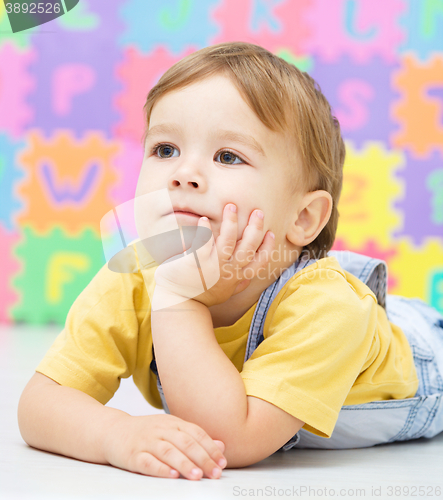 Image of Portrait of a little boy