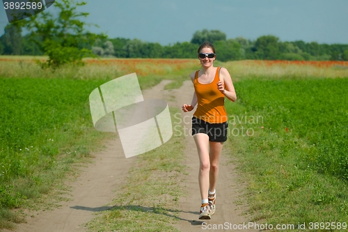 Image of Jogging in the countyside