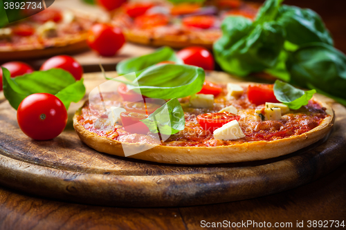 Image of Traditional homemade pizza