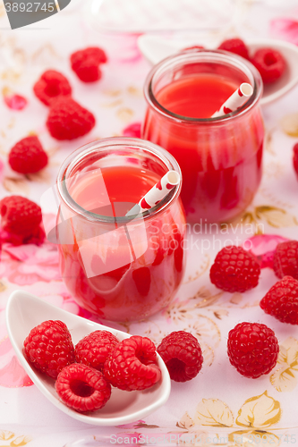 Image of Delicious raspberry smoothie