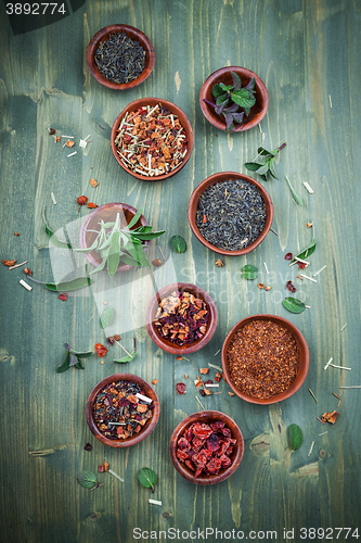 Image of Assortment of dry tea