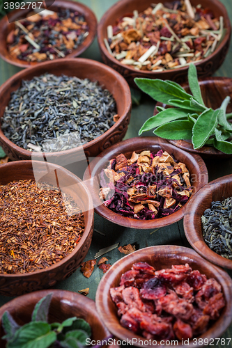 Image of Assortment of dry tea