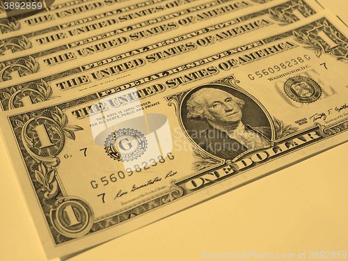 Image of Dollar notes 1 Dollar - vintage