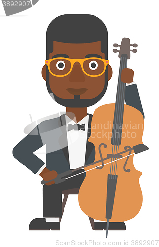 Image of Man playing cello.