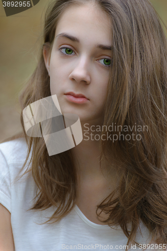 Image of Portrait of a young girl