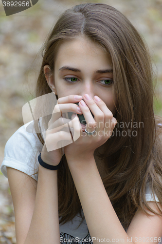 Image of Portrait of a young girl