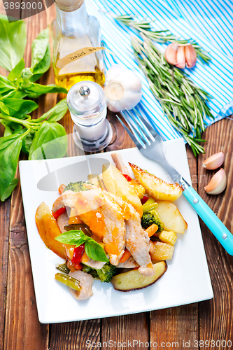 Image of vegetables and meat
