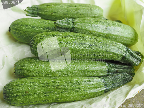 Image of Courgettes aka zucchini vegetables