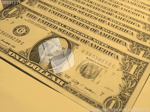 Image of Dollar notes 1 Dollar - vintage