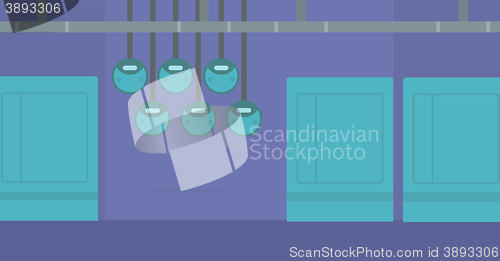 Image of Background of electric switchboard.