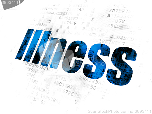 Image of Health concept: Illness on Digital background