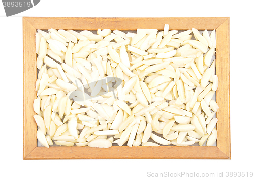 Image of Almond slivers in frame