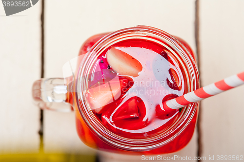 Image of fresh fruit punch drink