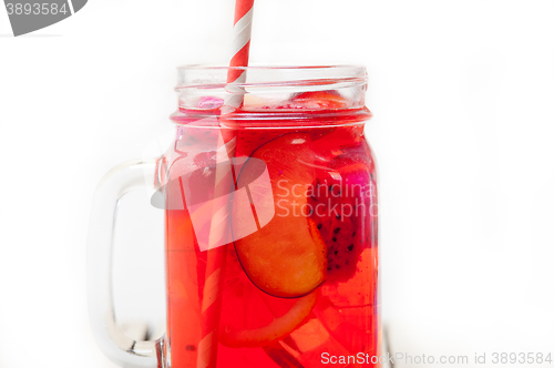 Image of fresh fruit punch drink