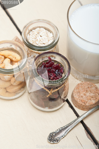 Image of healthy breakfast ingredients