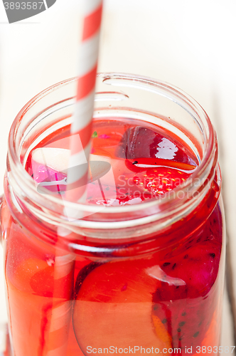 Image of fresh fruit punch drink