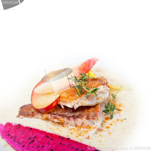 Image of sea bream fillet butter pan fried 