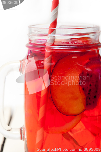 Image of fresh fruit punch drink