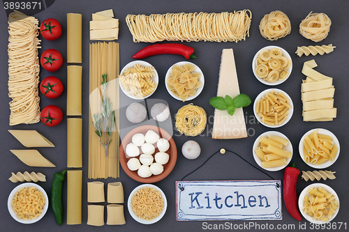 Image of Italian Fresh and Dried Food Ingredients