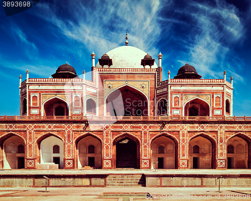 Image of Humayun\'s Tomb. Delhi, India