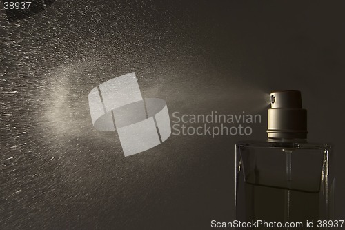 Image of Spraying perfume