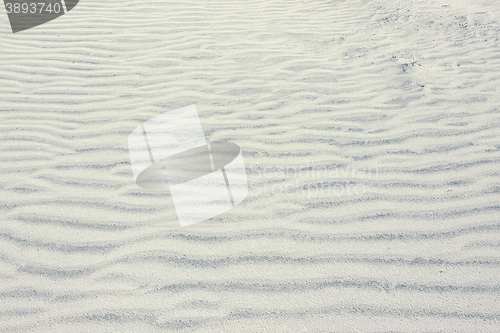 Image of White dunes of quartz sand closeup