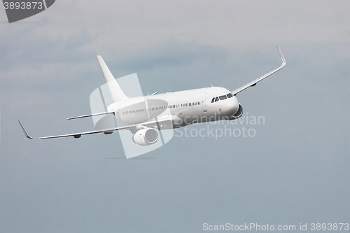 Image of Passenger Aircraft Mid-air