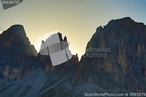 Image of Dolomites mountain landscape