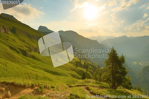 Image of Alpine Sunset Falre