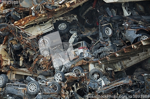 Image of Pile of car wrecks